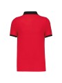 KARIBAN Polo piqué bicolore homme /api/colors/b50d1b8c-b02f-4ec6-9360-ffd14b5df30b personnalisable