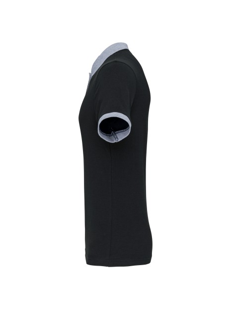 KARIBAN Polo piqué bicolore homme /api/colors/6db56ab3-3ef9-426f-b9ba-22890d6bf064 personnalisable