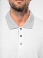 Polos à personnaliser KARIBAN Polo piqué bicolore homme 