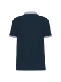 KARIBAN Polo piqué bicolore homme /api/colors/e012d280-016e-4af3-9848-1e6348e3e6e3 personnalisable