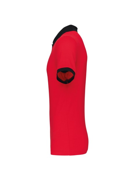 KARIBAN Polo piqué bicolore homme /api/colors/b50d1b8c-b02f-4ec6-9360-ffd14b5df30b personnalisable