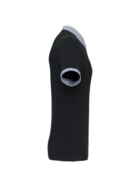 KARIBAN Polo piqué bicolore homme /api/colors/6db56ab3-3ef9-426f-b9ba-22890d6bf064 personnalisable