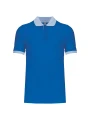 KARIBAN Polo piqué bicolore homme /api/colors/9c2c4118-a1e9-4d53-9a0d-52d16eb5c701 personnalisable