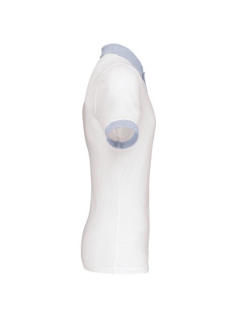 KARIBAN Polo piqué bicolore homme /api/colors/e9e9c2d7-5da0-455b-8d85-d85fc4386461 personnalisable