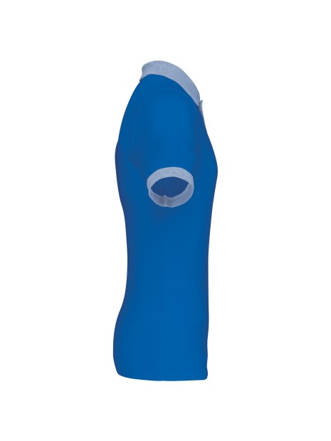 KARIBAN Polo piqué bicolore homme /api/colors/9c2c4118-a1e9-4d53-9a0d-52d16eb5c701 personnalisable