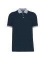 KARIBAN Polo piqué bicolore homme /api/colors/e012d280-016e-4af3-9848-1e6348e3e6e3 personnalisable