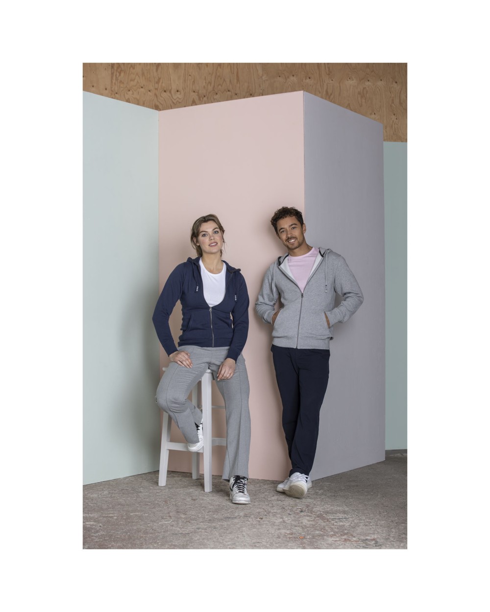 Sweaters & hoodies ELEVATE Arora heren hoodie met ritssluiting voor bedrukking &amp; borduring