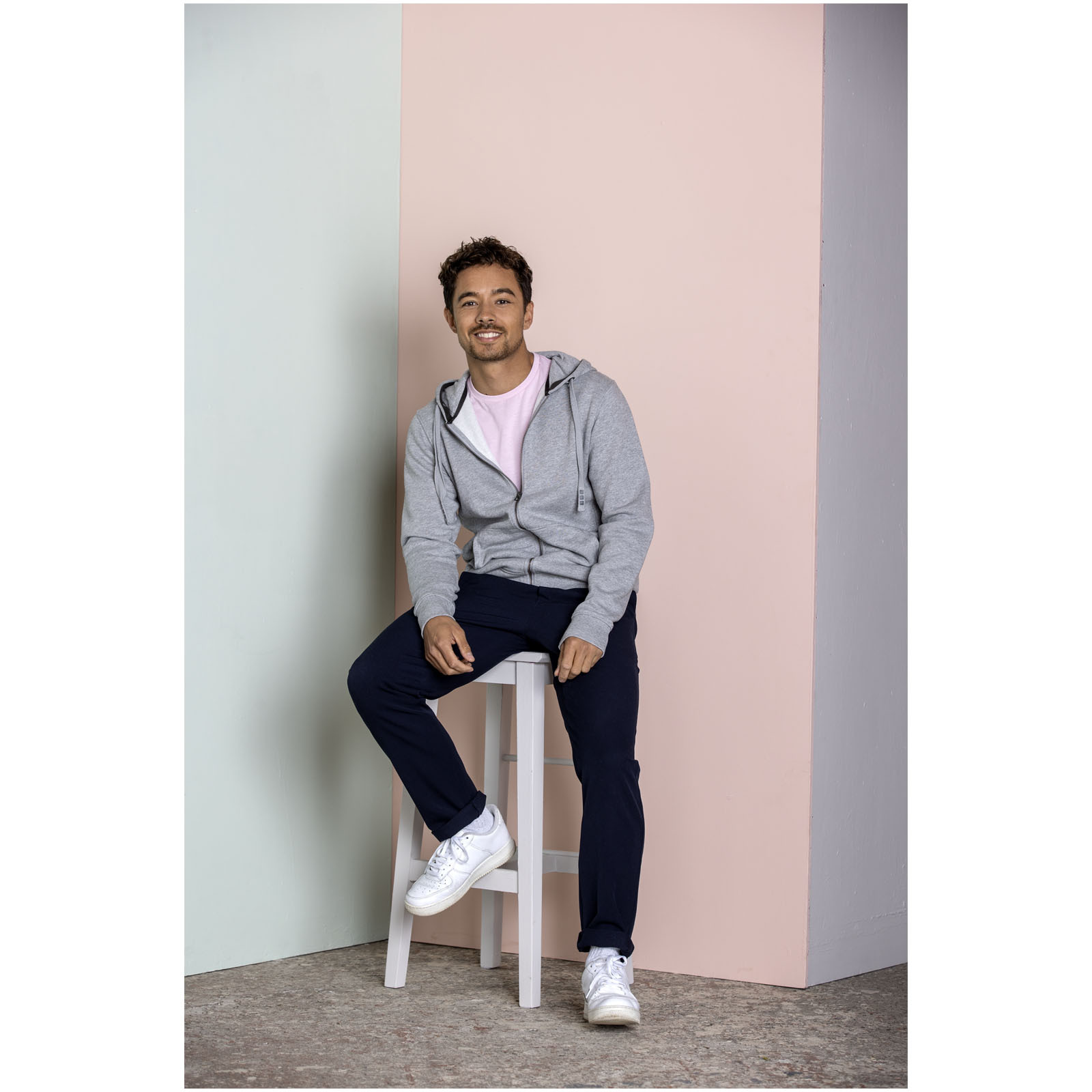 Sweat-shirts personnalisable ELEVATE Sweater capuche full zip homme Arora