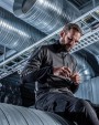 Laines polaires personnalisable PROJOB 3307 MICROPOLAIRE TECHNIQUE FULL ZIP CONTRASTEE