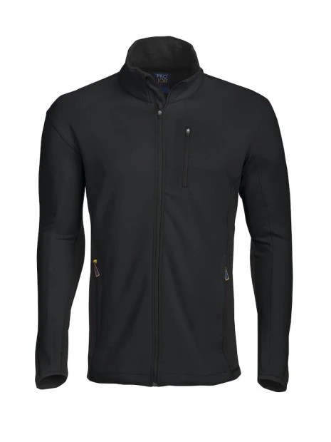 PROJOB 3307 MICROPOLAIRE TECHNIQUE FULL ZIP CONTRASTEE /api/colors/b9fdad4a-5e94-45cb-8c03-c08b349b28c3 personnalisable
