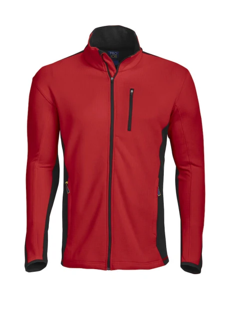 PROJOB 3307 MICROPOLAIRE TECHNIQUE FULL ZIP CONTRASTEE /api/colors/c953313a-9c9d-493b-934e-ddcf8fada2ae personnalisable