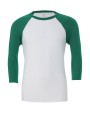 T-Shirts personnalisable BELLA-CANVAS UNISEX 3/4 SLEEVE BASEBALL TEE