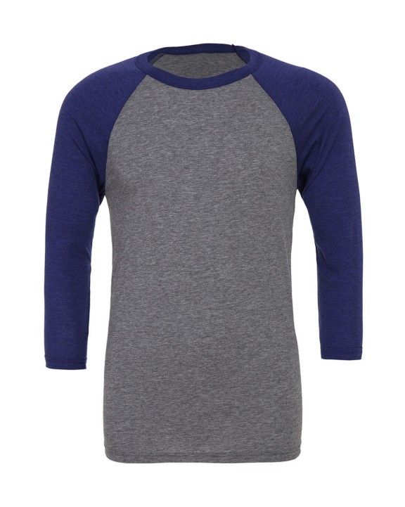 T-Shirts personnalisable BELLA-CANVAS UNISEX 3/4 SLEEVE BASEBALL TEE