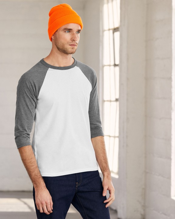 T-Shirts personnalisable BELLA-CANVAS UNISEX 3/4 SLEEVE BASEBALL TEE