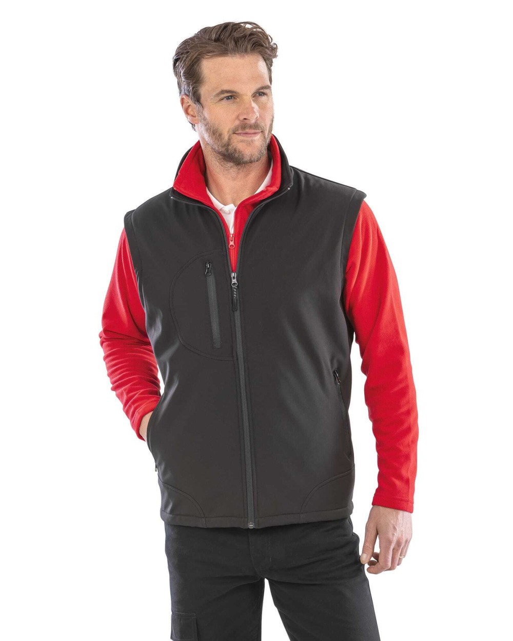 Softshells RESULT Softshell Bodywarmer voor bedrukking &amp; borduring