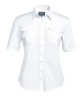 Hemden BROOK TAVERNER Dames pilotenblouse met korte mouwen voor bedrukking &amp; borduring
