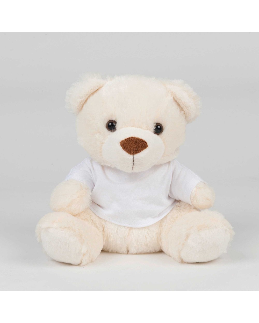 Benodigdheden MUMBLES Teddybeer met T-shirt voor bedrukking &amp; borduring
