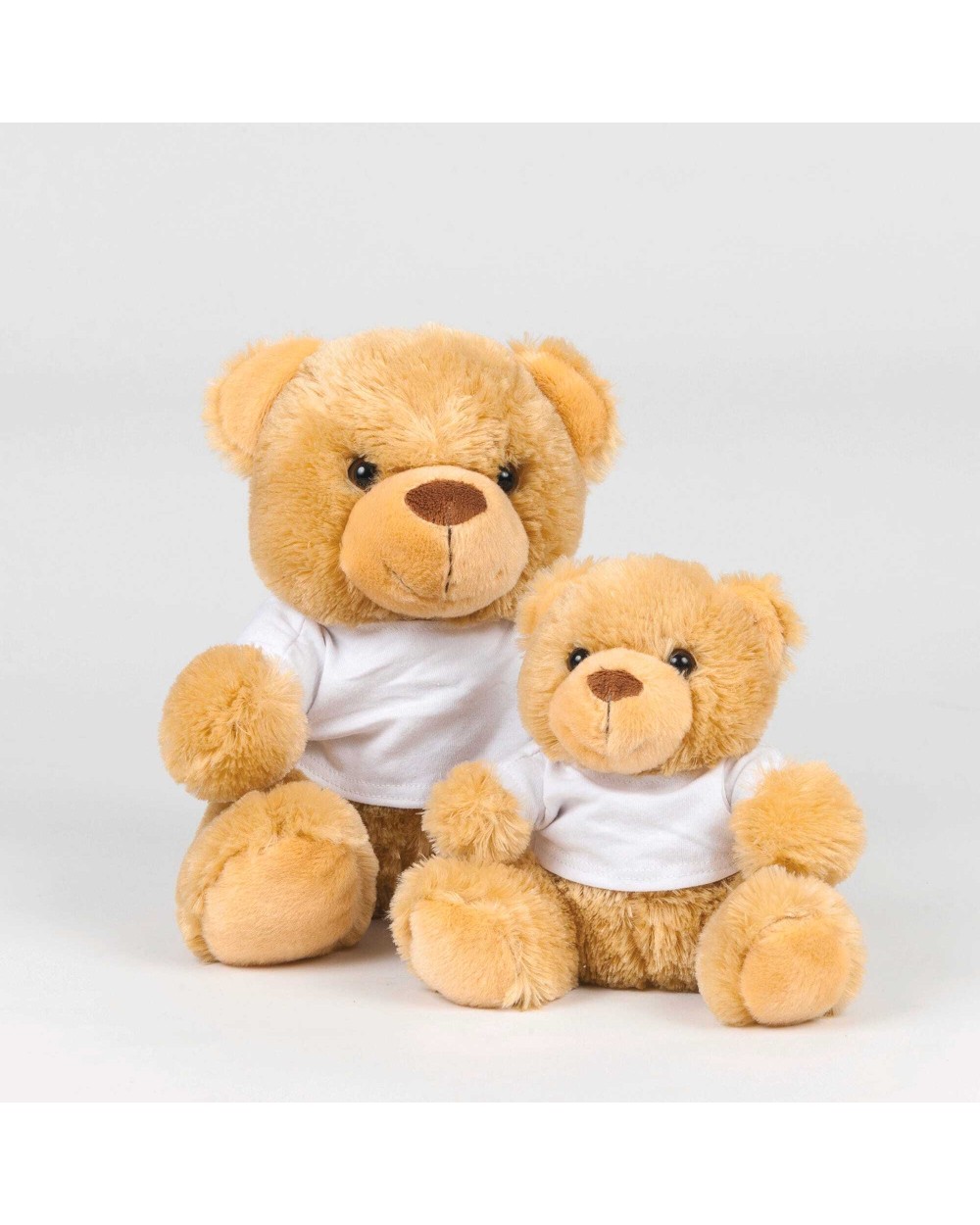 Benodigdheden MUMBLES Teddybeer met T-shirt voor bedrukking &amp; borduring