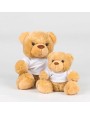Benodigdheden MUMBLES Teddybeer met T-shirt voor bedrukking &amp; borduring