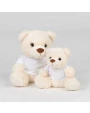 Benodigdheden MUMBLES Teddybeer met T-shirt voor bedrukking &amp; borduring