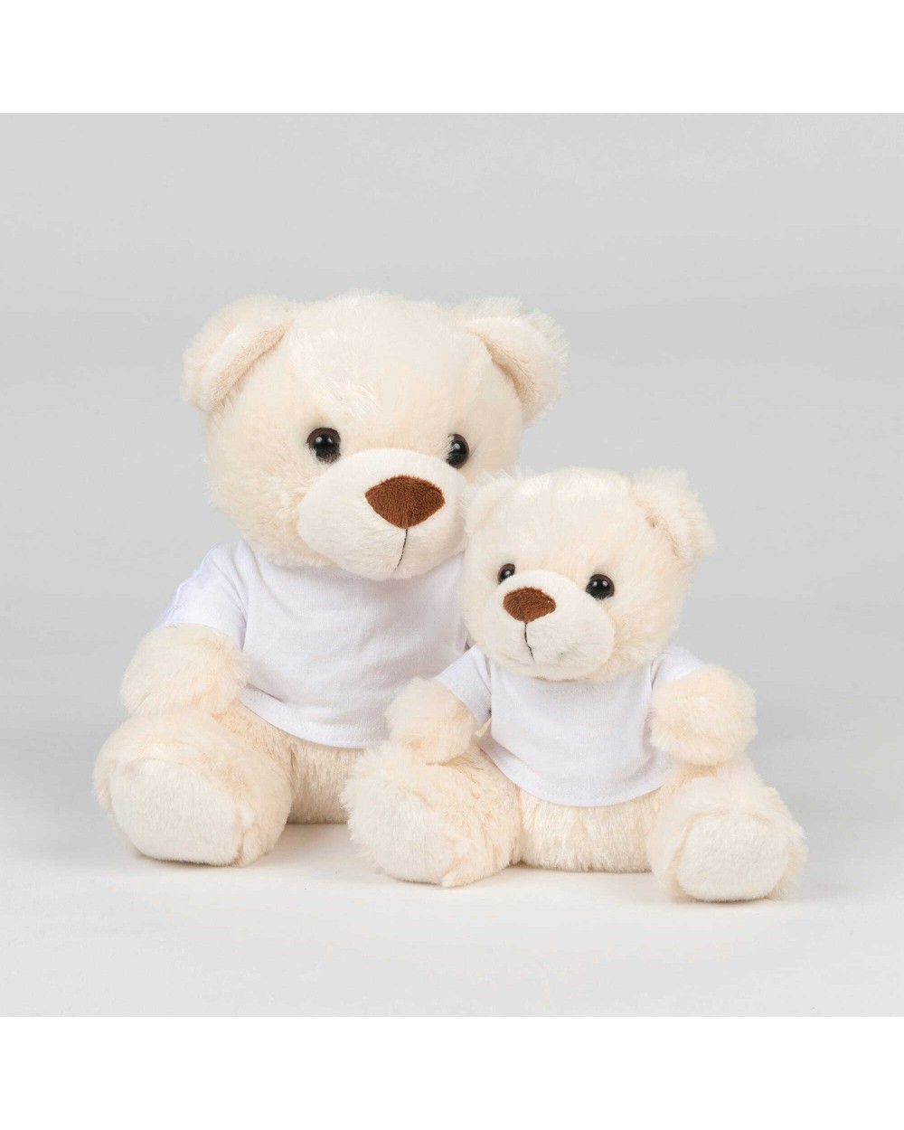 Benodigdheden MUMBLES Teddybeer met T-shirt voor bedrukking &amp; borduring