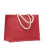 Tassen & Zakken 4DO Jute tas met katoenen hengsels MO6443- voor bedrukking &amp; borduring