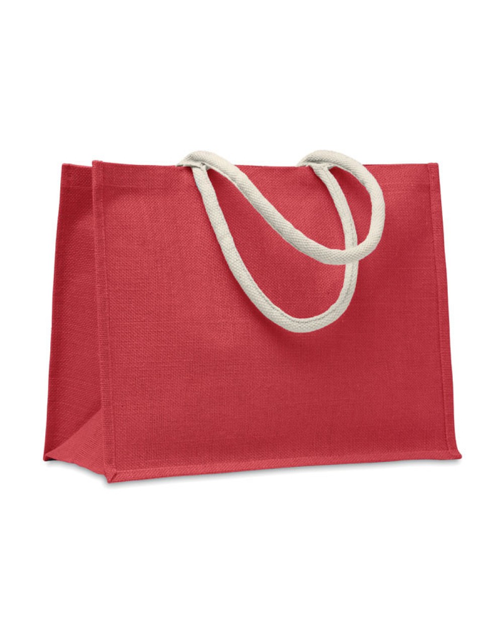 Tassen & Zakken 4DO Jute tas met katoenen hengsels MO6443- voor bedrukking &amp; borduring