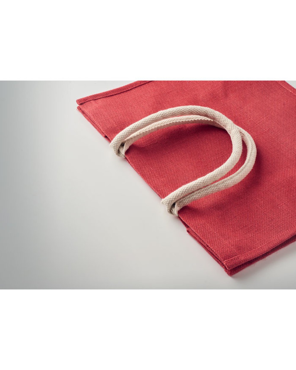 Tassen & Zakken 4DO Jute tas met katoenen hengsels MO6443- voor bedrukking &amp; borduring