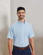 Chemises personnalisable PREMIER Chemise Oxford à manches courtes Signature Homme