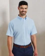 Chemises personnalisable PREMIER Chemise Oxford à manches courtes Signature Homme