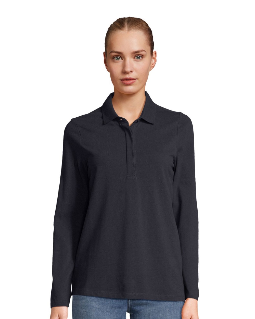 NEOBLU Women´s Long Sleeve Polo Shirt Owen Poloshirts personalisierbar