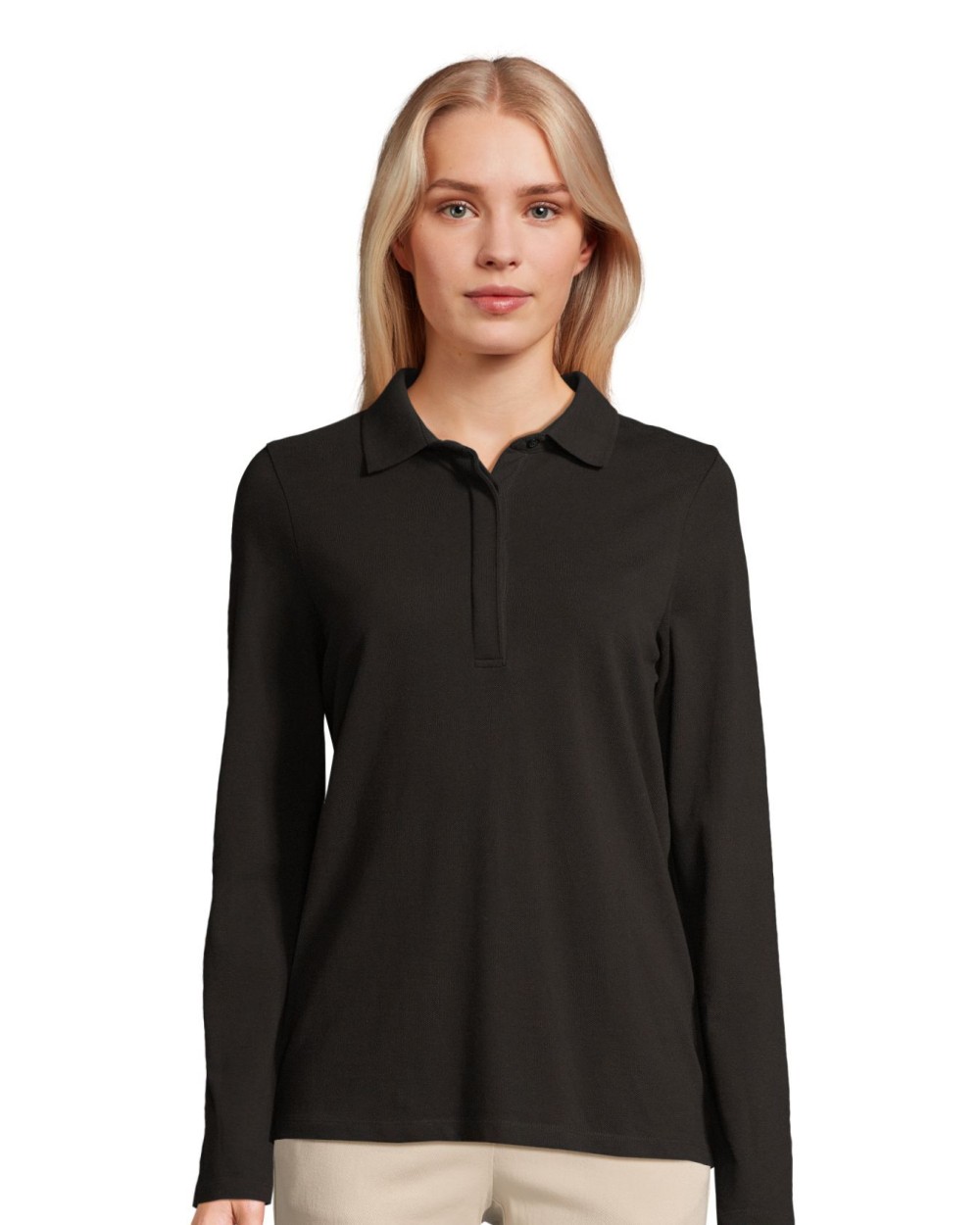 NEOBLU Women´s Long Sleeve Polo Shirt Owen Poloshirts personalisierbar