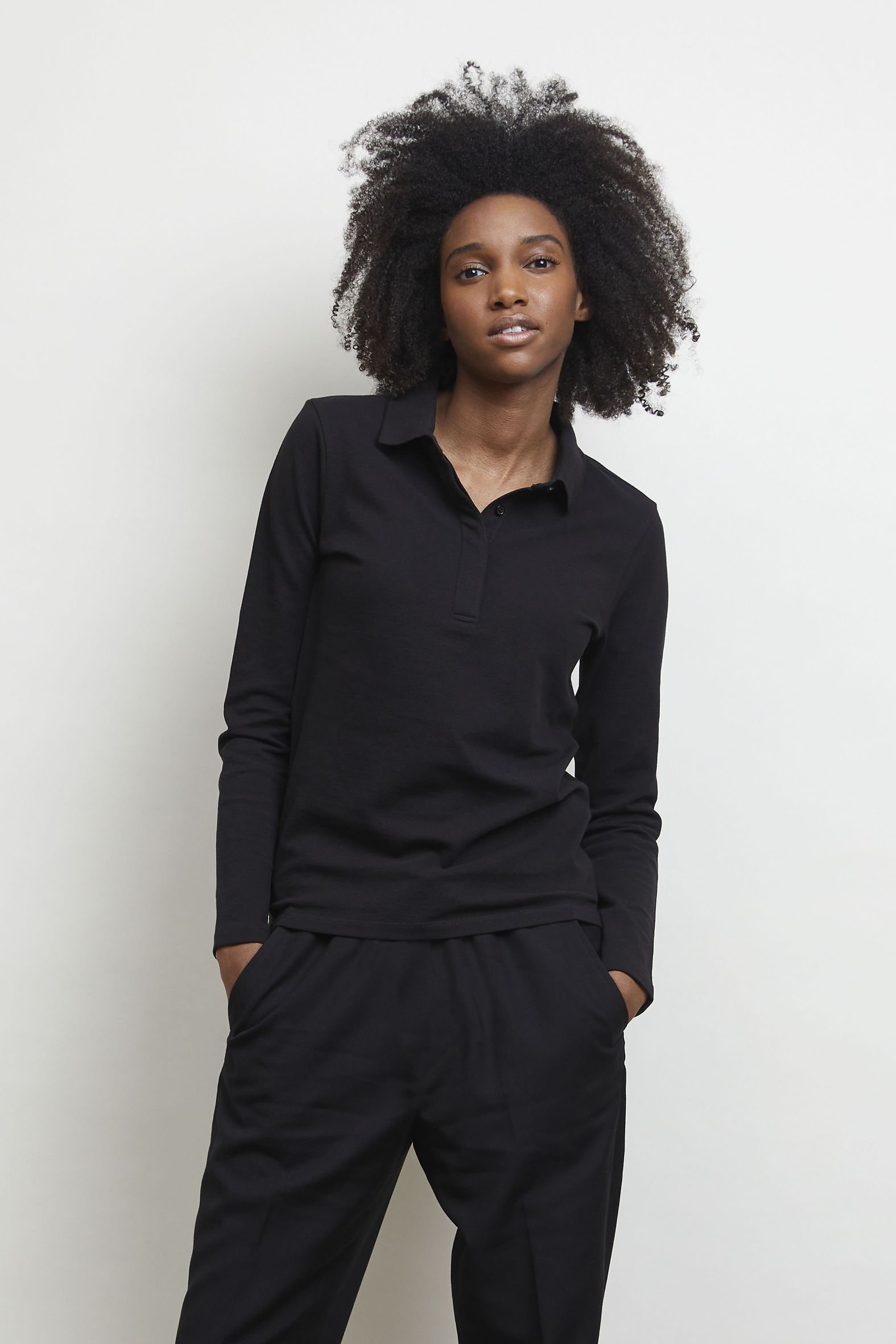 NEOBLU Women´s Long Sleeve Polo Shirt Owen Poloshirts personalisierbar