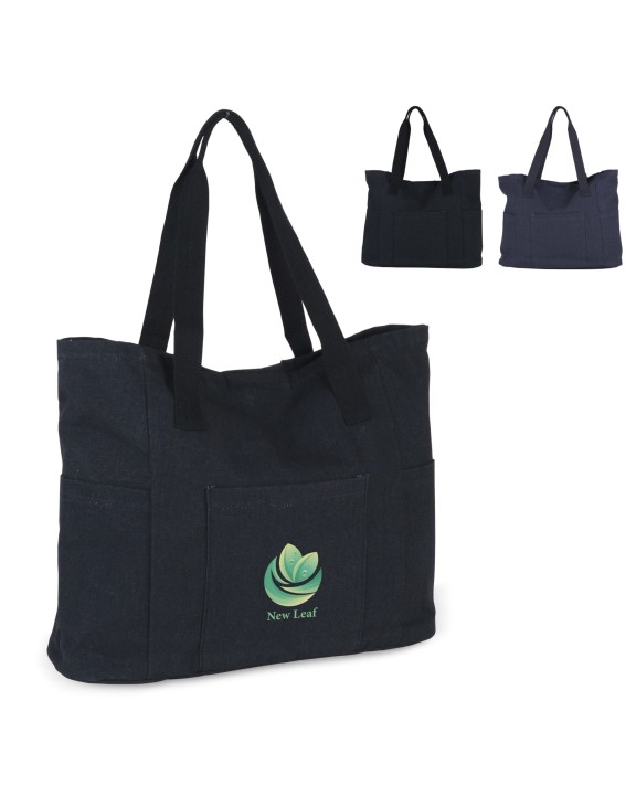 4DO Tasche Recycelte Leinwand 310g/m² 42x13x43cm Taschen personalisierbar