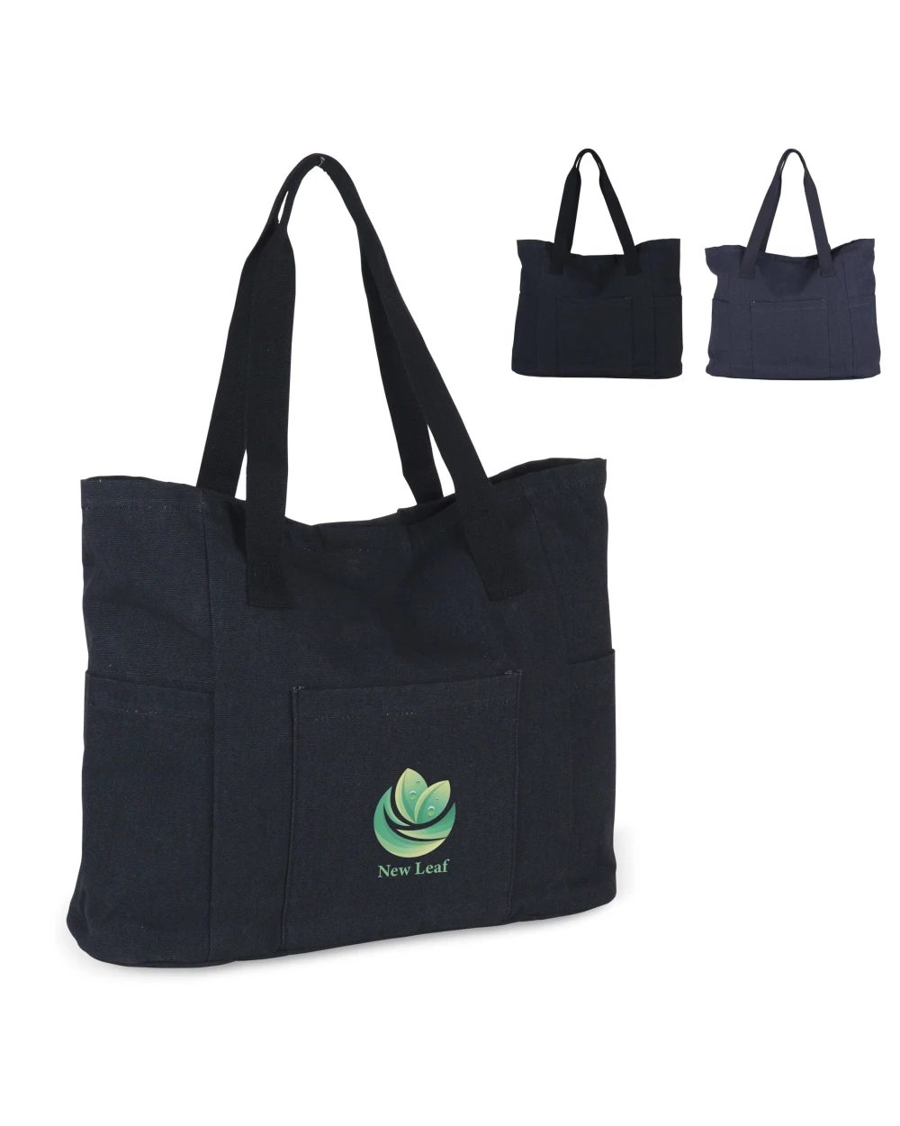 4DO Tasche Recycelte Leinwand 310g/m² 42x13x43cm Taschen personalisierbar
