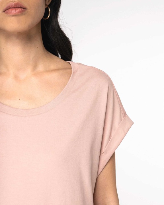 NATIVE SPIRIT Umweltfreundliches Damen-T-Shirt mit Reversärmeln T-Shirts personalisierbar