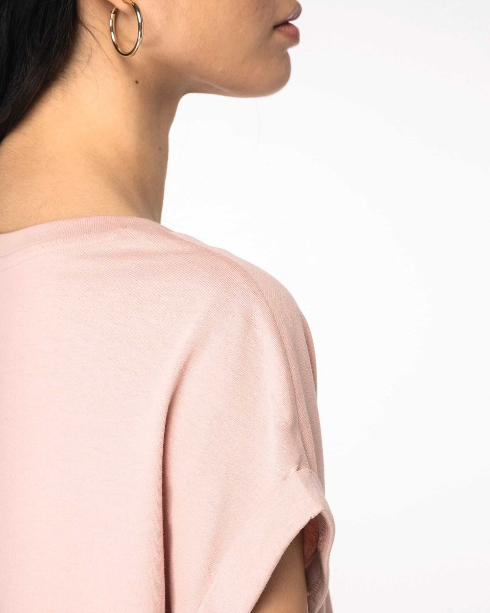 NATIVE SPIRIT Umweltfreundliches Damen-T-Shirt mit Reversärmeln T-Shirts personalisierbar