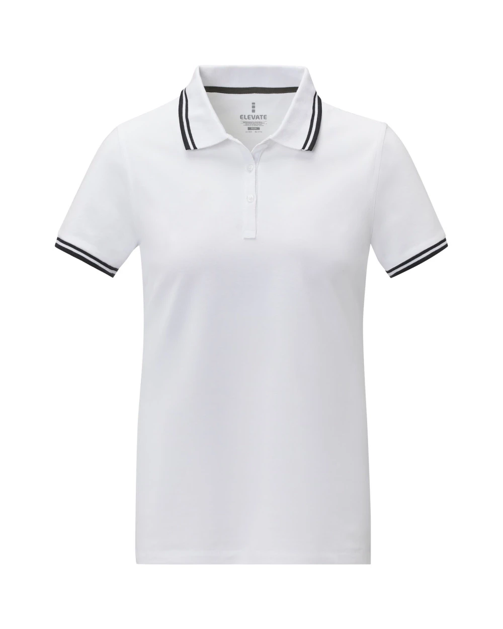 Polo's ELEVATE Amarago tipping damespolo met korte mouwen voor bedrukking &amp; borduring
