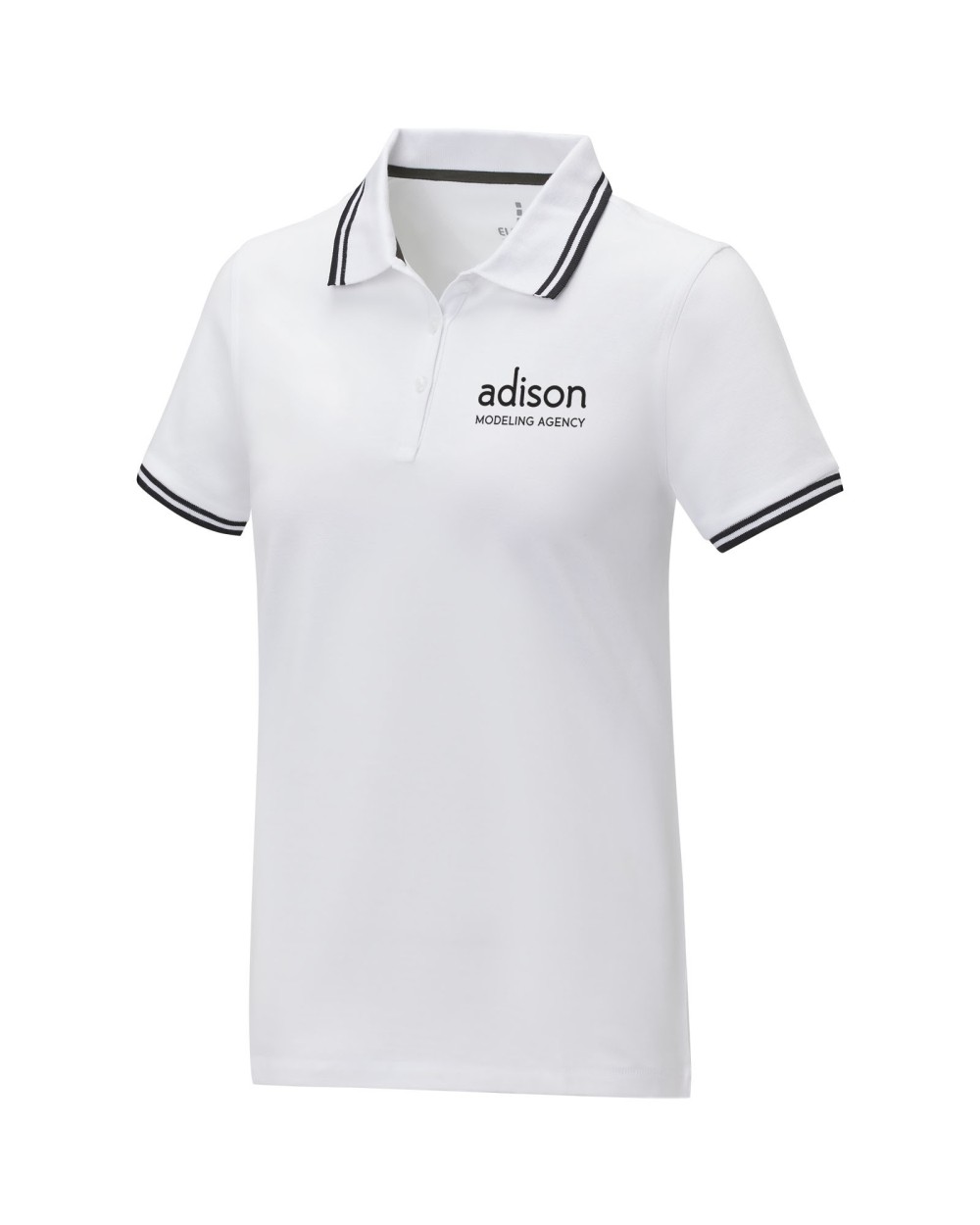 Polos personnalisable ELEVATE Polo Amarago tipping manches courtes femme