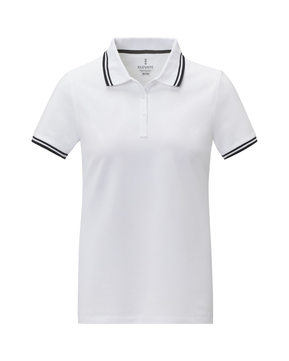 Polos personnalisable ELEVATE Polo Amarago tipping manches courtes femme