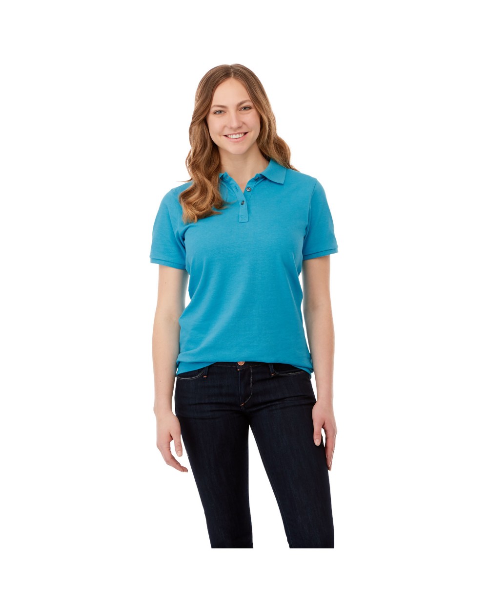 ELEVATE Beryl Poloshirt aus Bio-Recyclingmaterial für Damen Poloshirts personalisierbar