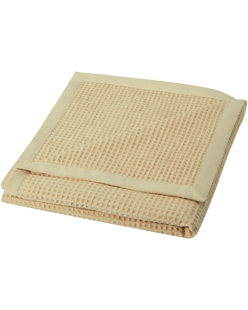 Plaids personnalisable SEASONS Couverture gaufrée Abele en coton de 150 x 140 cm