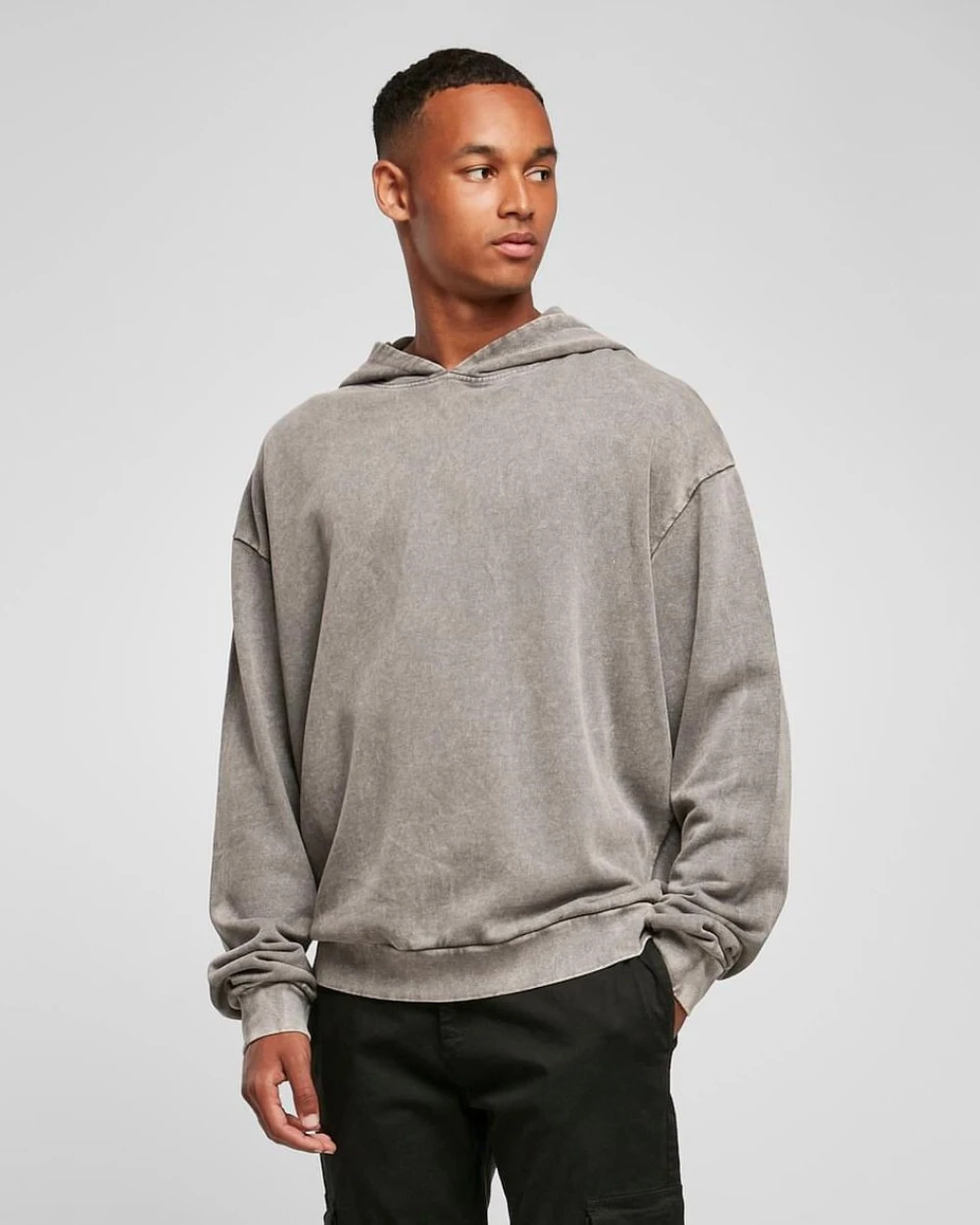 Sweaters & hoodies BUILD YOUR BRAND ACID WASHED OVERSIZE HOODY voor bedrukking &amp; borduring