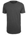 T-shirts BUILD YOUR BRAND SHAPED LONG TEE voor bedrukking &amp; borduring