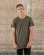 T-shirts BUILD YOUR BRAND SHAPED LONG TEE voor bedrukking &amp; borduring