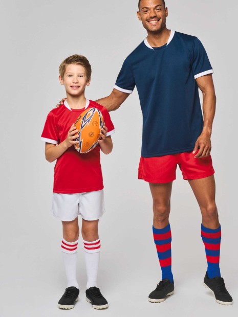 T-Shirts à personnaliser PROACT Maillot de rugby manches courtes unisexe 