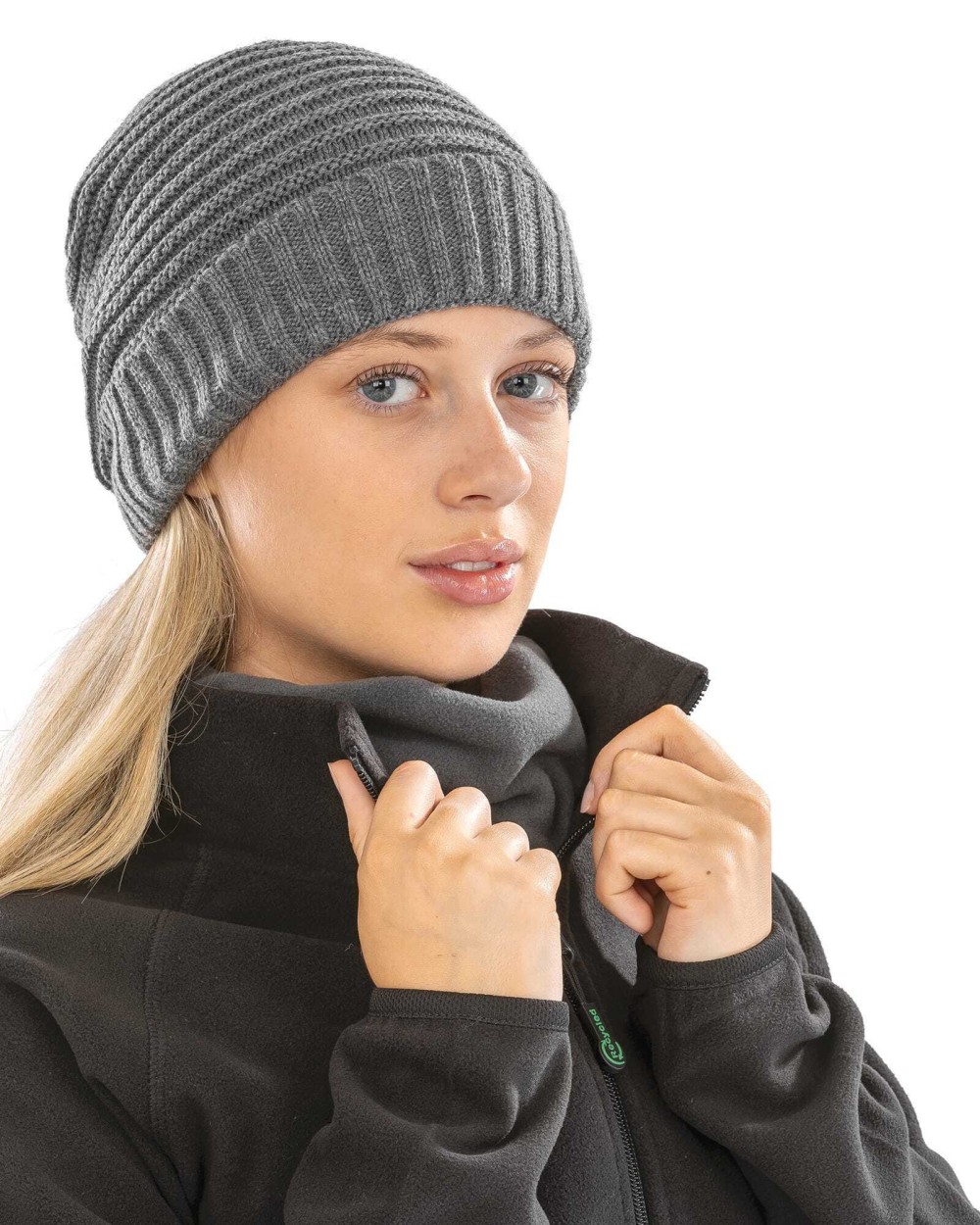 RESULT Braided knit hat Mützen personalisierbar