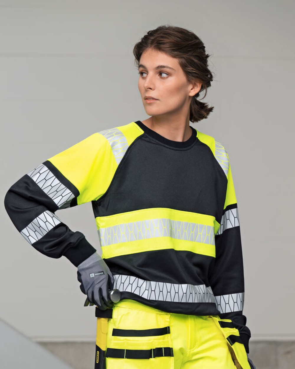 Pantalons personnalisable JOBMAN 2271 Pantalon d'artisan Hi-Vis pour femme