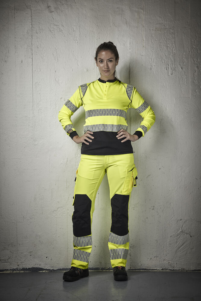 Pantalons personnalisable JOBMAN 2271 Pantalon d'artisan Hi-Vis pour femme