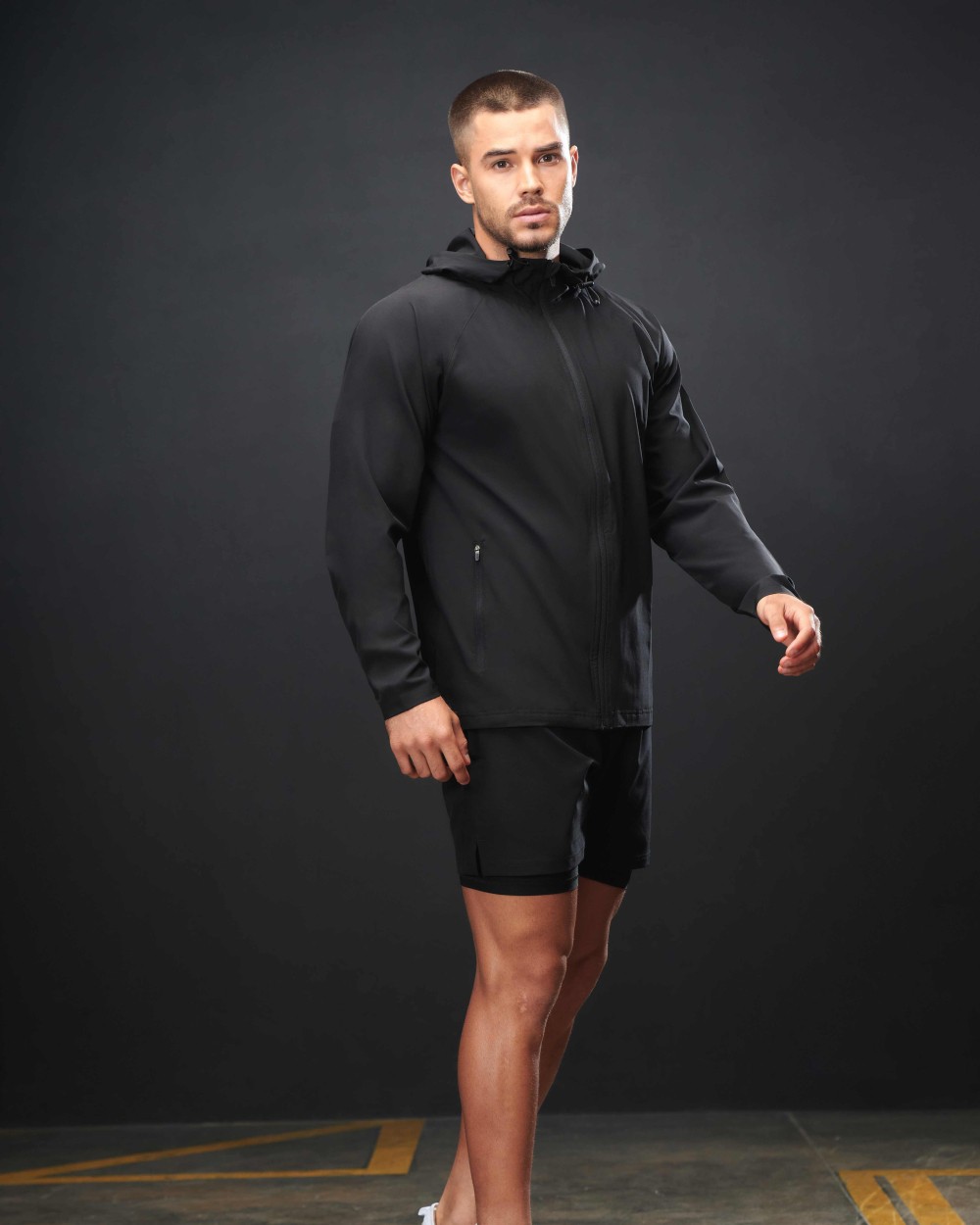 Sweat-shirts personnalisable TOMBO TECHNICAL ZIP THOUGH HOODIE